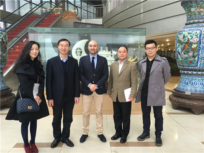 意大利弗朗西斯科?萨尼建筑与设计事务所创始人到访爱涛文化集团